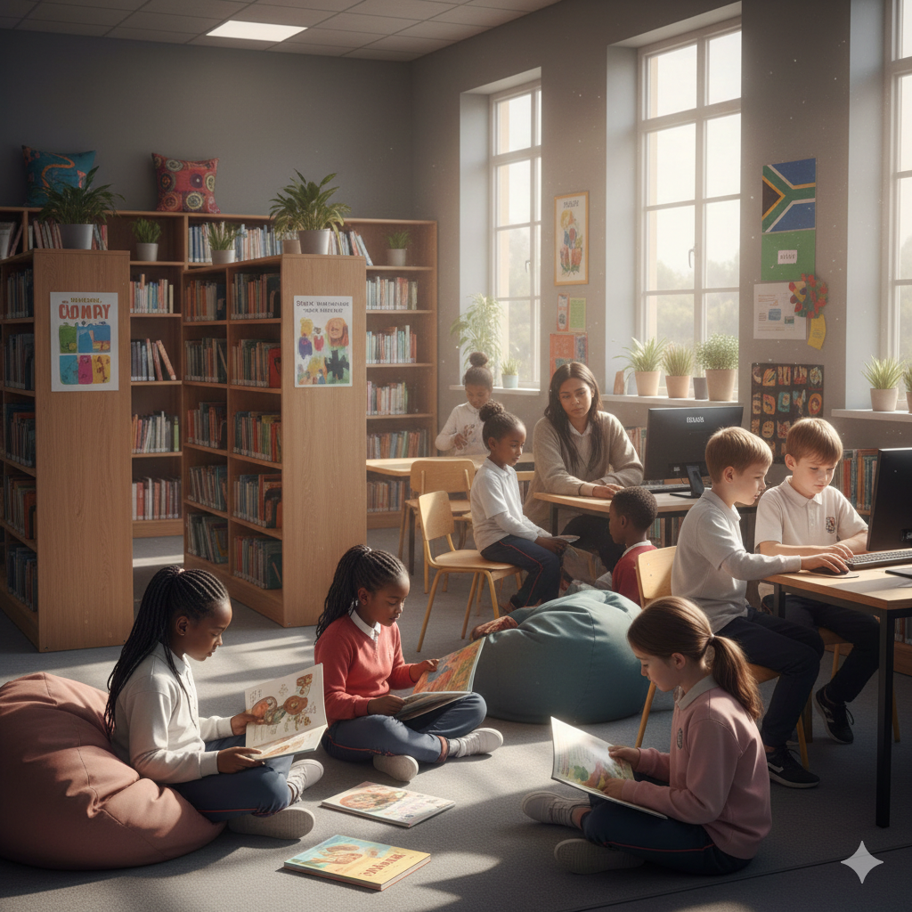 School library interior
